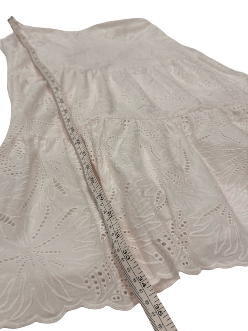 Michael Kors White Eyelet Tiered Sundress - Picture 9 of 11